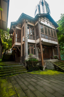 复古欧式风格的庭院建筑