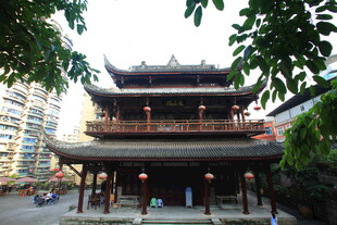 古雅中式楼阁建筑景观
