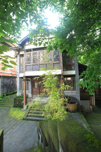日式庭院古朴建筑景观