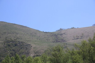 青山绿树蓝天自然美景