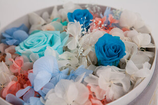 工艺品多彩仿真花朵装饰摆件