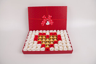 工艺品喜庆心形喜糖盒