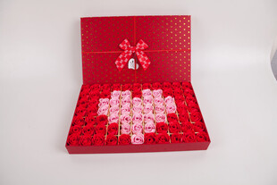 工艺品红色爱心积木礼盒