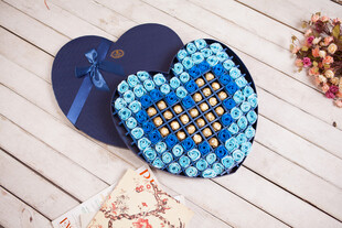 工艺品心形串珠装饰礼盒