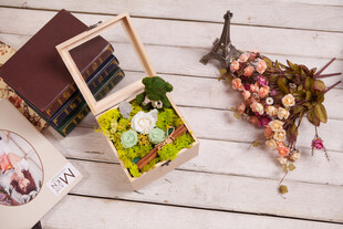 精致花卉摆件与装饰物件