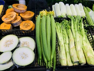 多样新鲜蔬菜