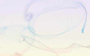 梦幻彩色飘带抽象艺术图