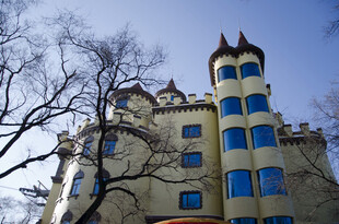 欧式古堡建筑外观