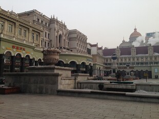 欧式风格广场建筑景观