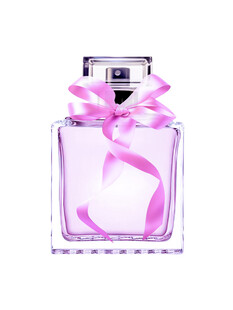 粉色蝴蝶结香水瓶