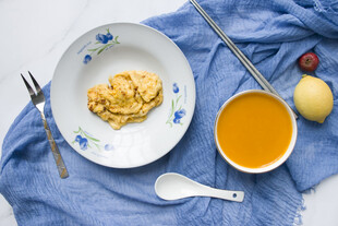 美味早餐摆盘