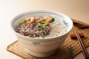 鲜虾牛肉汤面