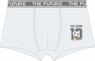 男士潮流印花平角内裤