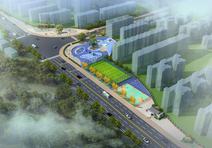 城市街道小游园绿化