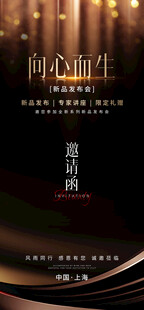 奢华黑金商务活动背景图