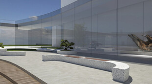 现代风格户外休闲空间场景