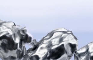 抽象金属雕塑艺术景观