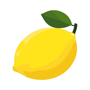 黄色柠檬插画