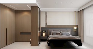 现代简约风卧室室内设计
