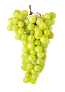 一串鲜绿的葡萄