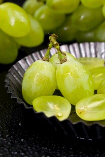 青葡萄特写