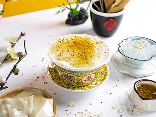 桂花双皮奶