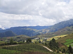 山间田园风光美景