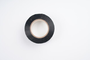 黑色绝缘胶带特写