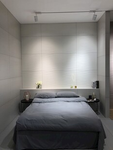 简约卧室床铺场景展示