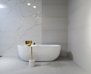 现代简约风格大理石浴缸