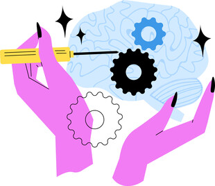 双手驱动大脑与思维齿轮