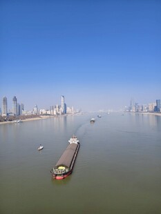 港口水域与船只景象