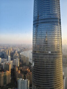 上海摩天大楼俯瞰城市景观