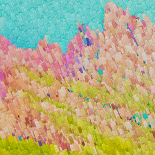 梦幻多彩抽象纹理图案