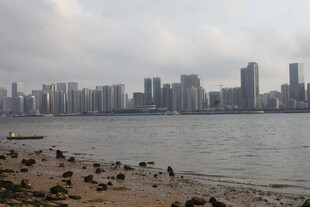 湛江城市滨水风光远眺