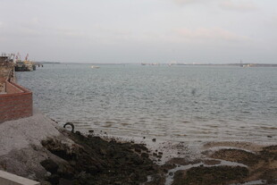 湛江海边景致 宁静的海岸线