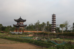 湛江中式古典园林景观建筑