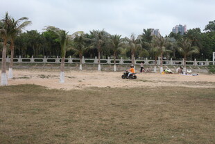 湛江户外空旷场地施工场景