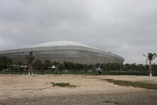 湛江现代风格体育场外观