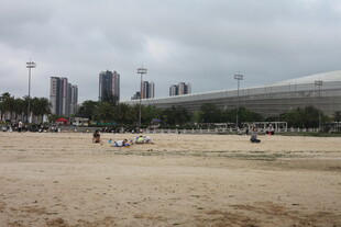 湛江城市沙滩景象