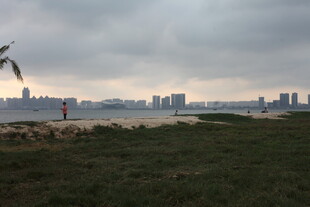 湛江海滨城市风景远眺