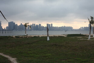 湛江海滨城市风景远眺