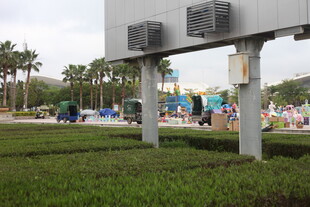 湛江户外人群聚集场景