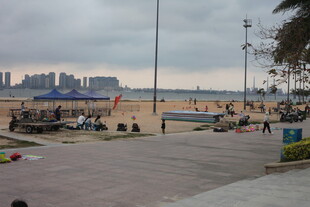 湛江海滨城市休闲风光