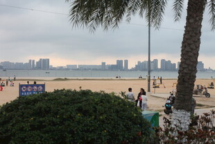 湛江海滨城市沙滩景观