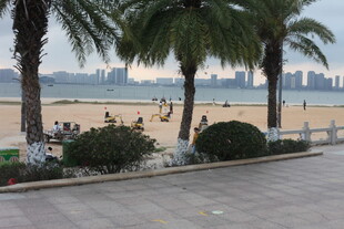 湛江海滨城市的惬意休闲风光