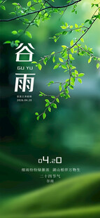谷雨海报