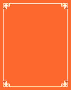 橙色边框背景图
