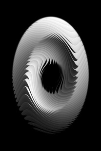 抽象螺旋几何图案