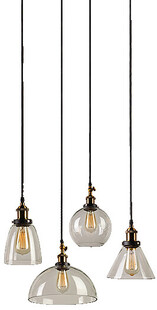 复古玻璃吊灯悬挂式灯具